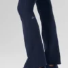 Airbrush High-Waist 7/8-bootscut-legging - Navy