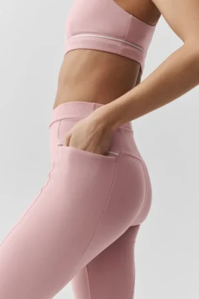 Airbrush High-Waist Fast Track Legging – Vintage roze/wit