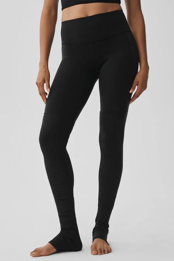 Airbrush High-Waist Goddess Legging - Zwart