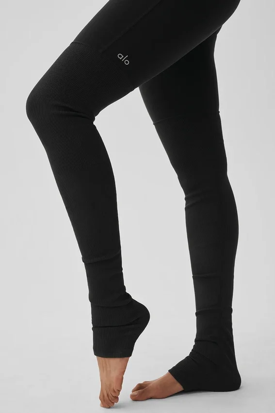 Airbrush High-Waist Goddess Legging - Zwart
