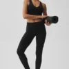 Airbrush High-Waist Goddess Legging - Zwart