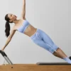 Airbrush High-Waist Race Pace Capri - Licht Provence-blauw/Wit