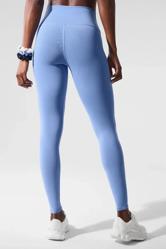 Airbrush Legging met hoge taille - Crystal Clear Blue