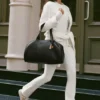 Airbrush Legging met hoge taille en bootcut-pasvorm - ivoor