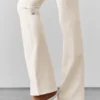 Airbrush Legging met hoge taille en bootcut-pasvorm - ivoor