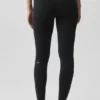 Airbrush Legging met lage taille - Zwart