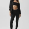 Airbrush Legging met lage taille - Zwart