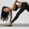 Airbrush Mid-Rise 7/8-legging - Zwart