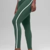 Airbrush Race Pace 7/8-legging met hoge taille – Clover Green/White