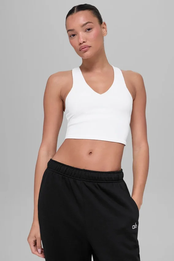 Airbrush Real Bra-tanktop - Wit