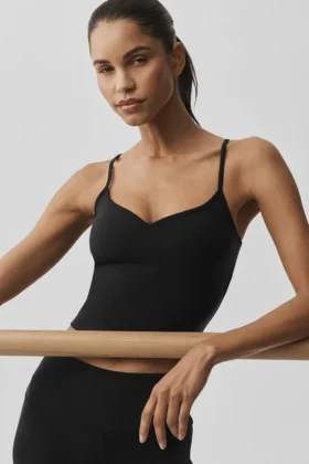 Airbrush Refined Bra Tank - Zwart