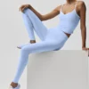 Airbrush Refined Bra Top - Licht Provence-blauw/wit