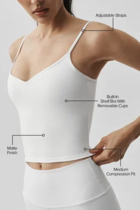 Airbrush Refined Bra Top – Wit