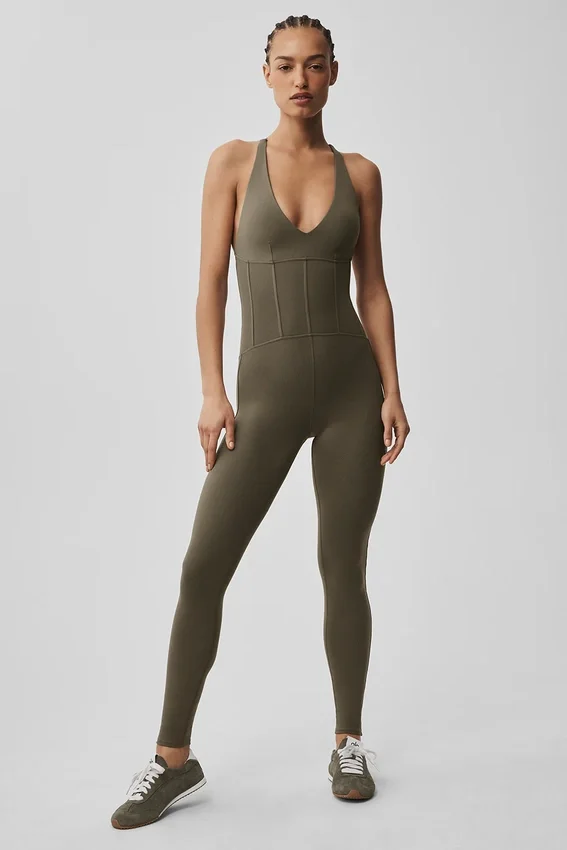 Airbrush Sparks Fly korset-Onesie - Olive Tree