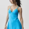 Airbrush Splendor-jurk - Azure Blue