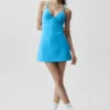 Airbrush Splendor-jurk - Azure Blue