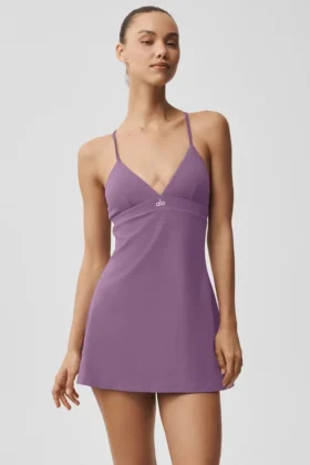 Airbrush Splendor-jurk - Plum Kiss