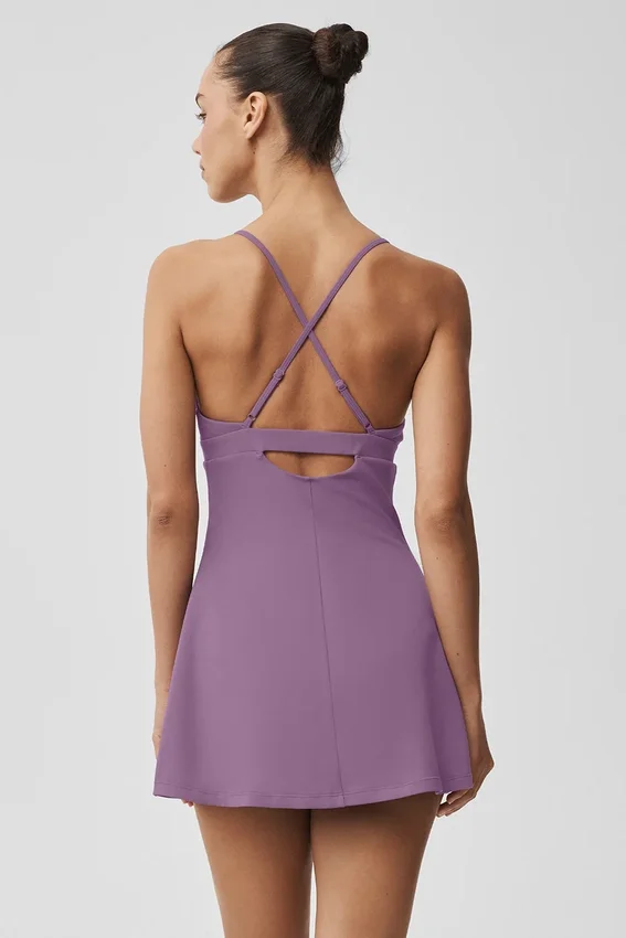 Airbrush Splendor-jurk - Plum Kiss