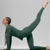 Airbrush Winter Warm High-Waist Nocturne-Legging – Clover Green