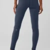 Airbrush Winter Warm High-Waist Nocturne Leggings – Marineblauw