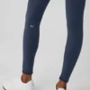 Airbrush Winter Warm High-Waist Nocturne Leggings – Marineblauw