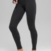 Airbrush Winter Warm High-Waist Nocturne Leggings - Zwart