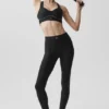 Airlift 7/8 Speedwork-legging met hoge taille - Zwart