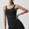Airlift Double Trouble-tennisjurk - Zwart