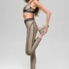 Airlift High-Waist 7/8 Line up Legging - Gravel