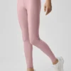Airlift High-Waist Alignment Legging - Vintage roze/wit