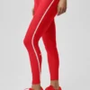 Airlift High-Waist Charger 7/8-Legging - Felrood/Wit