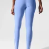 Airlift High-Waist Charger 7/8-Leggings - Crystal Clear Blue/White