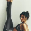 Airlift High-Waist Haven Legging - antraciet/wit
