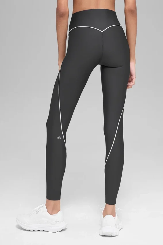Airlift High-Waist Haven Legging - antraciet/wit