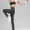Airlift High-Waist Haven Legging - antraciet/wit