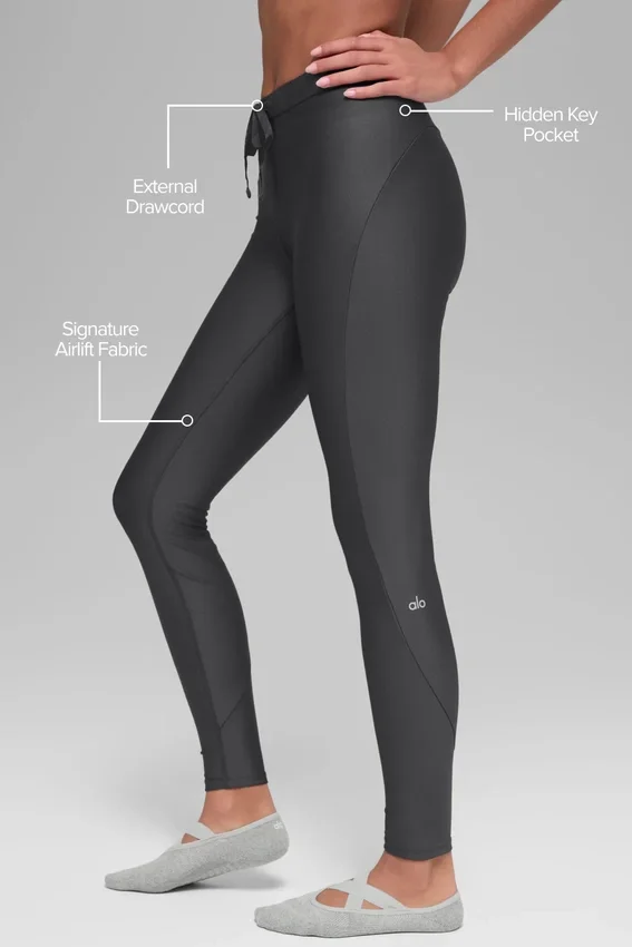 Airlift High-Waist Light Speed Legging - Antraciet