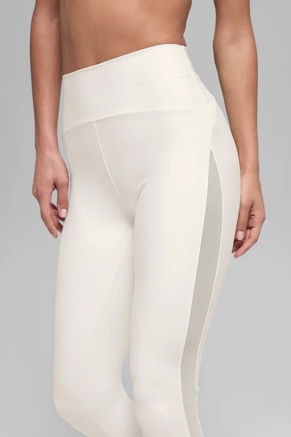 Airlift High-Waist Mesh Infatuation Legging – Ivory
