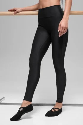 Airlift High-Waist Mesh Infatuation Legging - Zwart