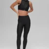 Airlift High-Waist Mesh Infatuation Legging - Zwart