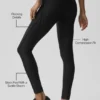 Airlift High-Waist Top-Notch Legging - Zwart