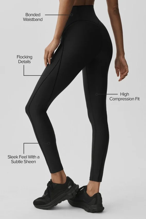 Airlift High-Waist Top-Notch Legging - Zwart