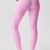 Airlift Love Language High-Waist Legging met beugels – Candy Heart Pink