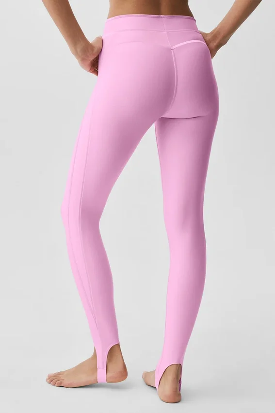 Airlift Love Language High-Waist Legging met beugels – Candy Heart Pink