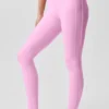 Airlift Love Language High-Waist Legging met beugels – Candy Heart Pink