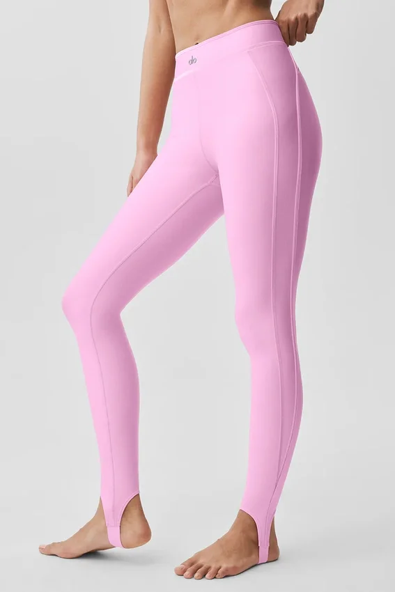 Airlift Love Language High-Waist Legging met beugels – Candy Heart Pink