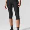 Airlift Mesh Capri High-Waist – Just Right – Zwart