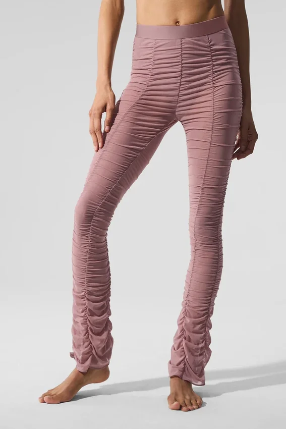 Airlift Mesh Cherish-legging met High-Waist - Smoky Quartz
