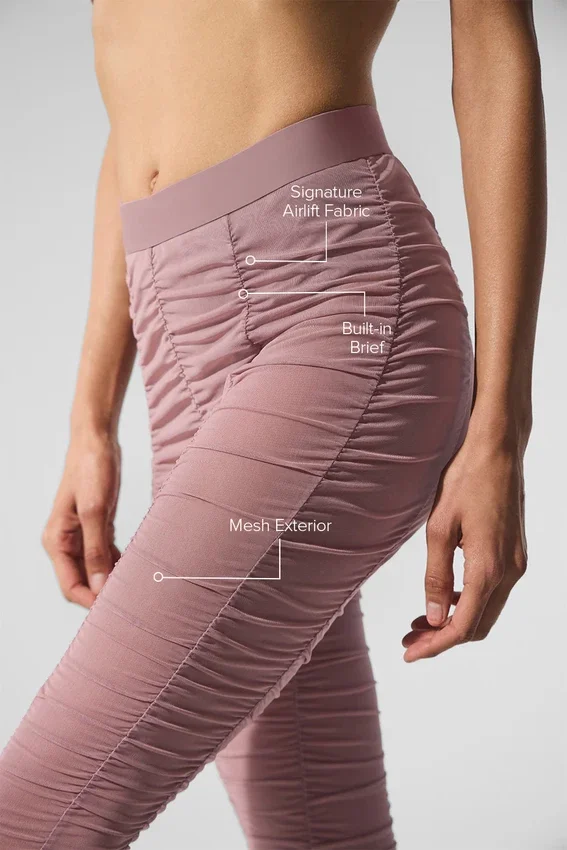 Airlift Mesh Cherish-legging met High-Waist - Smoky Quartz