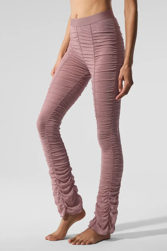 Airlift Mesh Cherish-legging met High-Waist - Smoky Quartz