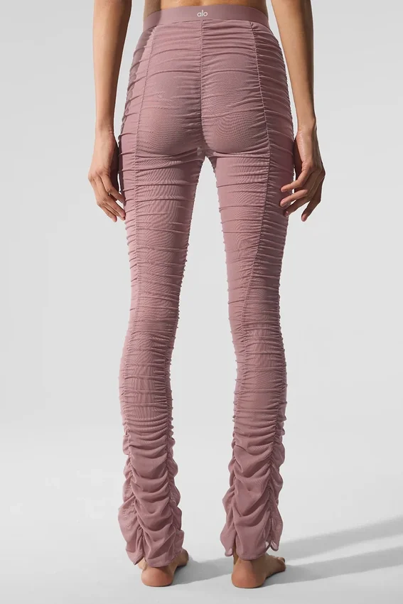 Airlift Mesh Cherish-legging met High-Waist - Smoky Quartz